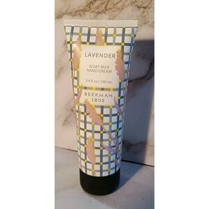 New Beekman 1802 Lavender Goat Milk Hand Cream 3.4 oz.‎ Made in USA